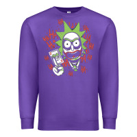 Purple joker Premium Sweatshirt - artisFamous