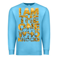 Ocean Blue i am the one who knocks Premium Sweatshirt - artisFamous