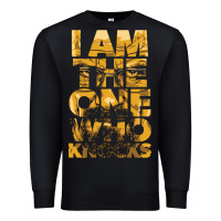Black i am the one who knocks Premium Sweatshirt - artisFamous