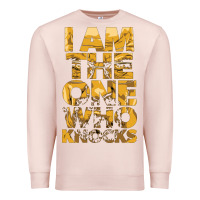 Pale Pink i am the one who knocks Premium Sweatshirt - artisFamous