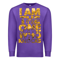 Purple i am the one who knocks Premium Sweatshirt - artisFamous