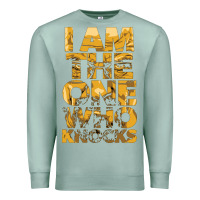Seafoam i am the one who knocks Premium Sweatshirt - artisFamous
