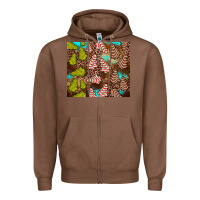 Chestnut little debbie tree cakes leopard turquoise Zipper Hoodie - JahusDesignShop