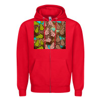 Red little debbie tree cakes leopard turquoise Zipper Hoodie - JahusDesignShop
