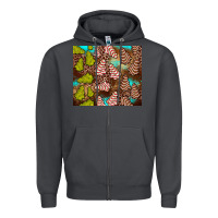 Smoke little debbie tree cakes leopard turquoise Zipper Hoodie - JahusDesignShop
