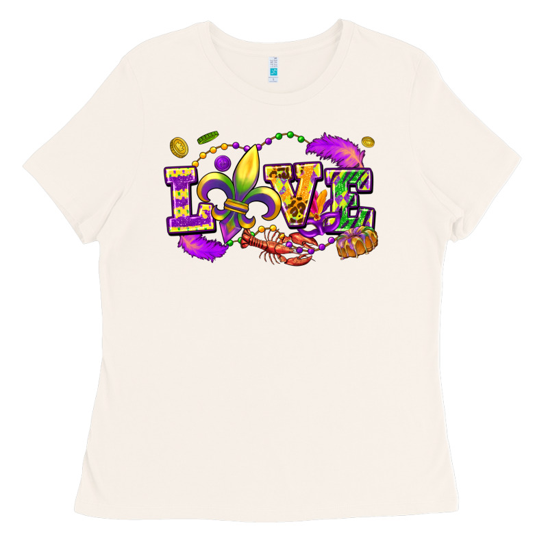 Love Mardi Gras Ladies Tee by FaDigitalArtStudio | Teevron