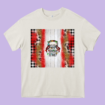 Western You Serious Clark Heavy Core Tee Designed By Jasminsmagicworld