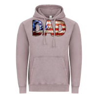 Vintage Zinc American Flag Dad 4th of July Vintage Hoodie - LillyAllenDesigns