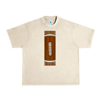 Sandshell american football with leopard pen wraps Urban Heavy Tee - BundleAndBundleShop