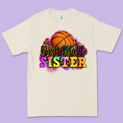 Basketball Sister Premium Tee Designed By Oliviacreatesart