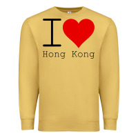 Antique Gold i love hong kong Premium Sweatshirt - artisFamous