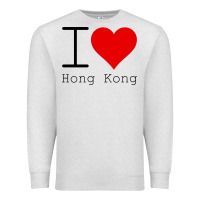 Oatmeal Heather i love hong kong Premium Sweatshirt - artisFamous