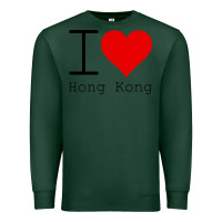 Sports Green i love hong kong Premium Sweatshirt - artisFamous