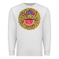 Oatmeal Heather hello summer Premium Sweatshirt - JahusDesignShop