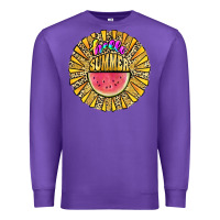 Purple hello summer Premium Sweatshirt - JahusDesignShop