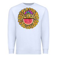 White hello summer Premium Sweatshirt - JahusDesignShop