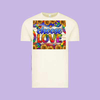 Western Choose Love Tumbler Vintage Tee Designed By Bundleandbundleshop