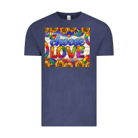 Vintage Denim Western Choose Love Tumbler Vintage Tee - BundleAndBundleShop