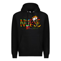 Black nurse taco mexico Premium Hoodie - CowhideDigitalArt