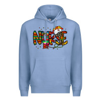 Colony Blue nurse taco mexico Premium Hoodie - CowhideDigitalArt