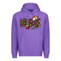 Purple nurse taco mexico Premium Hoodie - CowhideDigitalArt