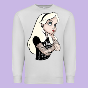 Alice Tattoo Premium Sweatshirt Designed By Artisfamous