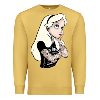 Antique Gold alice tattoo Premium Sweatshirt - artisFamous
