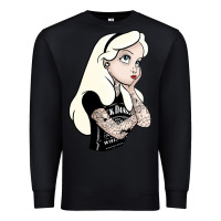 Black alice tattoo Premium Sweatshirt - artisFamous