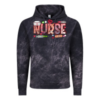 Cloud Black Nurse Valentine Vintage Hoodie - CowhideDigitalArt