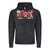 Vintage Black Nurse Valentine Vintage Hoodie - CowhideDigitalArt