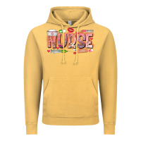 Vintage Mustard Nurse Valentine Vintage Hoodie - CowhideDigitalArt
