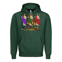 Sports Green san judas happy  hallothanksmas Zipper Hoodie - JahusDesignShop