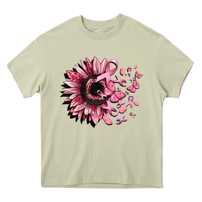Cancer Sunflower Heavy Core Tee by CowGirlArtShop | Teevron