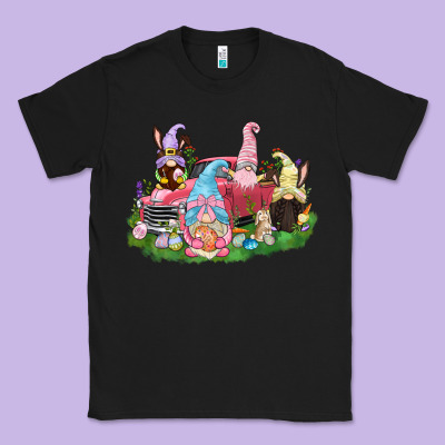 Easter Gnomies Truck  Easter Day Classic Tee Designed By Cowgirlartshop