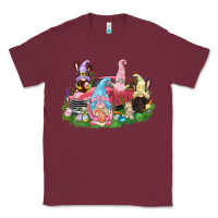 Burgundy Easter gnomies truck  Easter Day Classic Tee - CowGirlArtShop