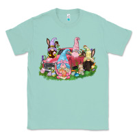 Seafoam Easter gnomies truck  Easter Day Classic Tee - CowGirlArtShop