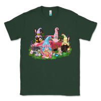 Sports Green Easter gnomies truck  Easter Day Classic Tee - CowGirlArtShop