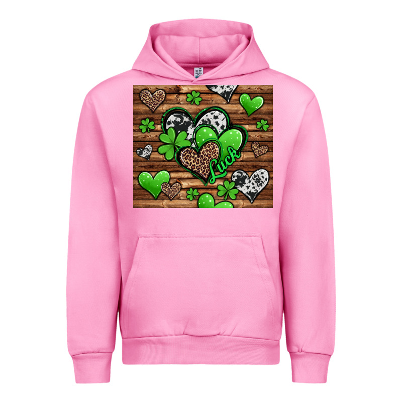 St Patricks Day Hearts Urban Hoodie by Jasminsmagicworld | Teevron