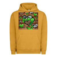 Pigment Peanut Butter st patricks day hearts Urban Hoodie - Jasminsmagicworld