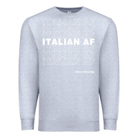Heather Grey italian af Premium Sweatshirt - artisFamous