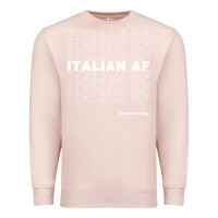 Pale Pink italian af Premium Sweatshirt - artisFamous