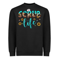 Black scrub life Heavyweight Sweatshirt - JahusDesignShop