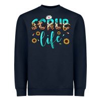 Navy scrub life Heavyweight Sweatshirt - JahusDesignShop