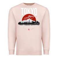 Pale Pink tokyo Premium Sweatshirt - artisFamous