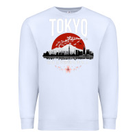White tokyo Premium Sweatshirt - artisFamous