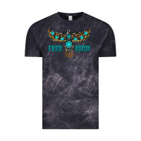 Cloud Black turquoise freebird Vintage Tee - RanaPortraitStore