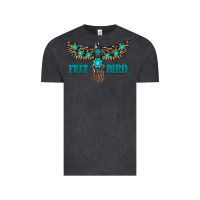 Vintage Black turquoise freebird Vintage Tee - RanaPortraitStore