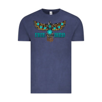 Vintage Denim turquoise freebird Vintage Tee - RanaPortraitStore