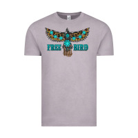 Vintage Zinc turquoise freebird Vintage Tee - RanaPortraitStore