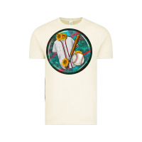 Vintage Arctic baseball with sunflower round earrings Vintage Tee - BundleAndBundleShop